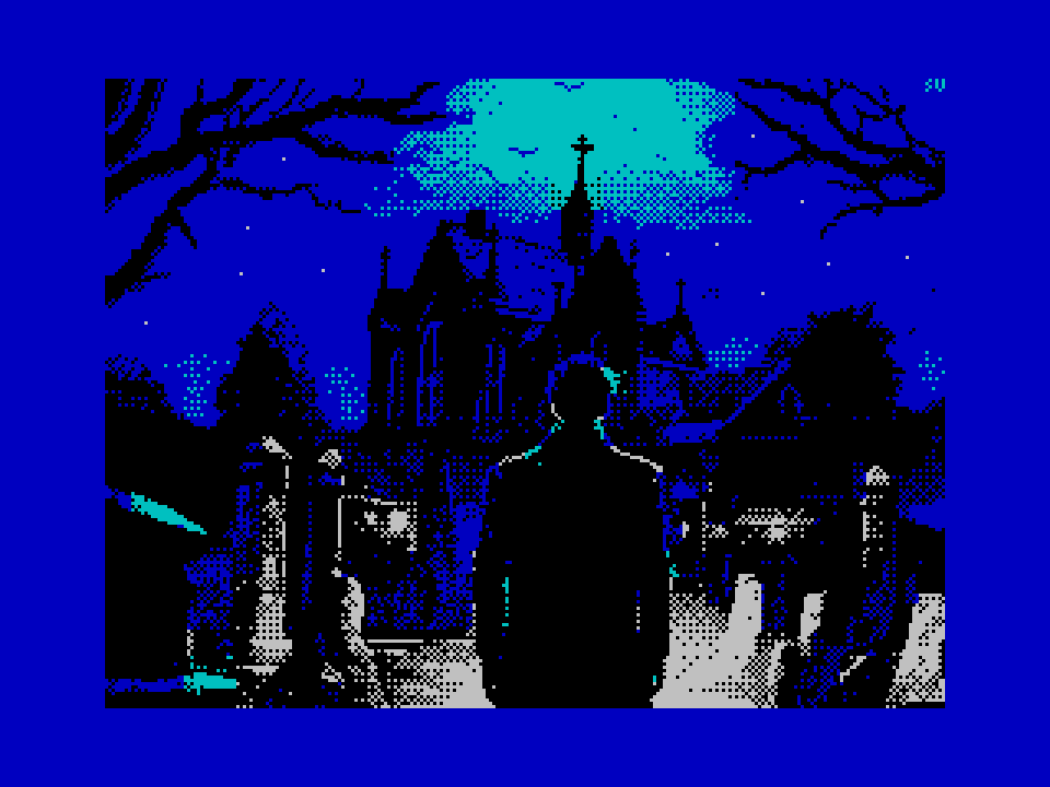 8bit_era's tweet image. Seems I still have a hand for those #Speccy pixels. Introducing the #ZXSpectrum version of my upcoming #horror #adventure THE GHOSTS OF BLACKWOOD MANOR. Release in early December! #interactivefiction #if #retrogame #fiction #story #gothic #80s