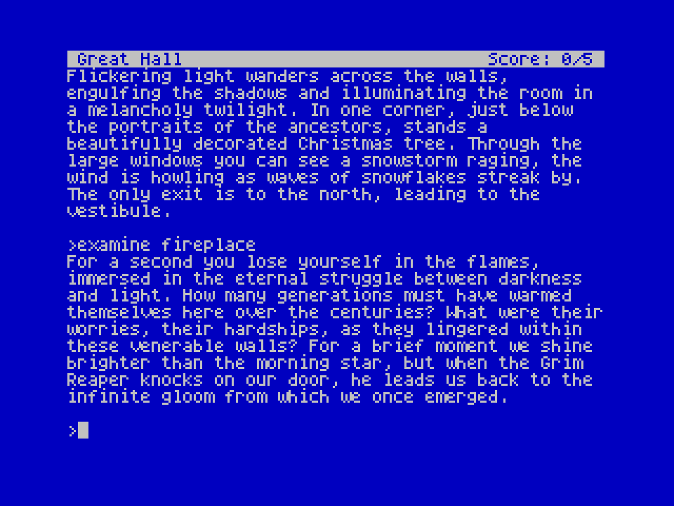 8bit_era's tweet image. Seems I still have a hand for those #Speccy pixels. Introducing the #ZXSpectrum version of my upcoming #horror #adventure THE GHOSTS OF BLACKWOOD MANOR. Release in early December! #interactivefiction #if #retrogame #fiction #story #gothic #80s