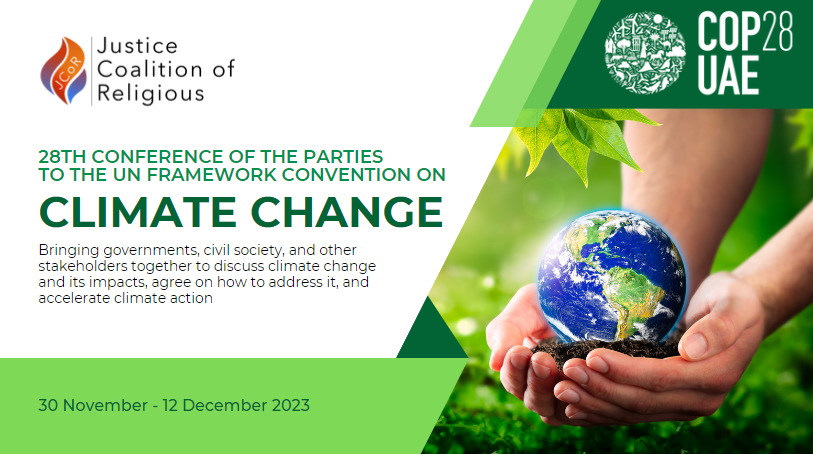 📢The JCoR guide is now available for the upcoming #COP28 on #ClimateChange! 🌐Visit our website to access the guides in English, Spanish, French, and Portuguese: jcor2030.org/communications…