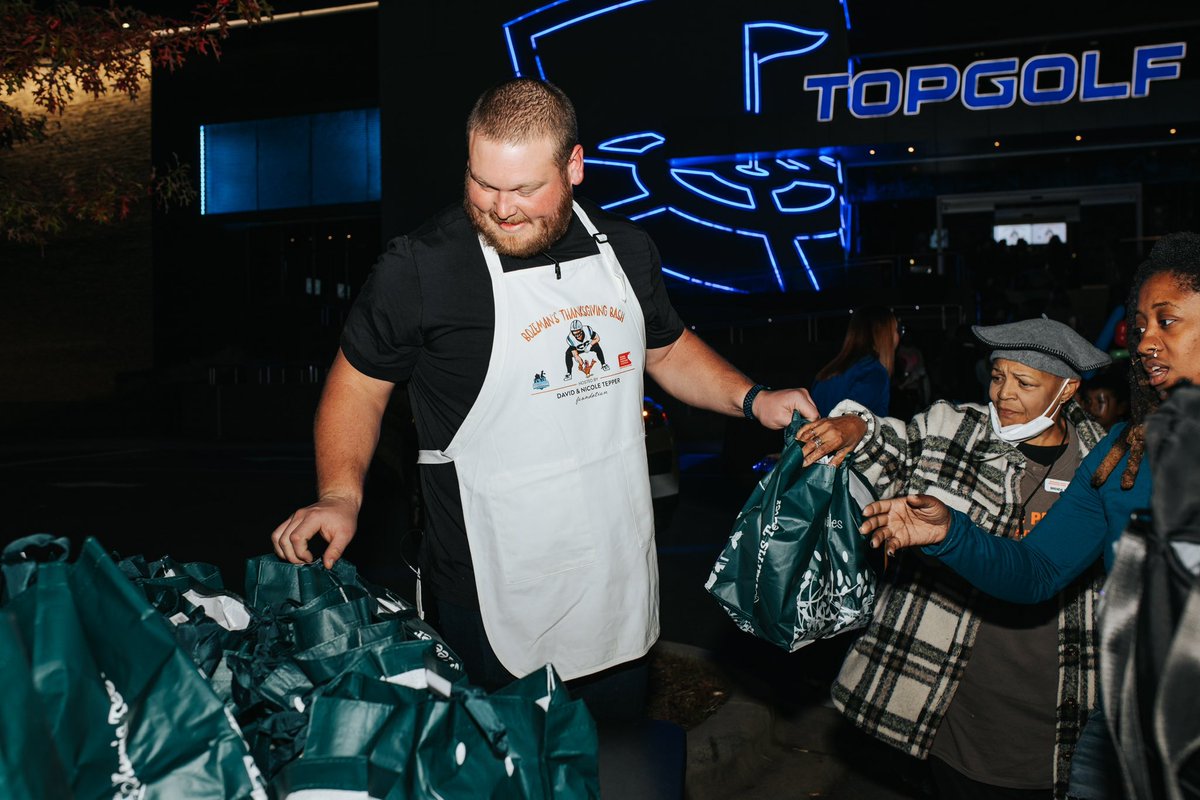 Panthers's tweet photo. The time for giving 💙 https://t.co/P25zOxvLNe