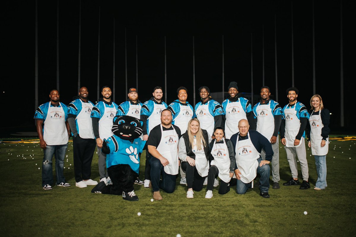 Panthers's tweet photo. The time for giving 💙 https://t.co/P25zOxvLNe
