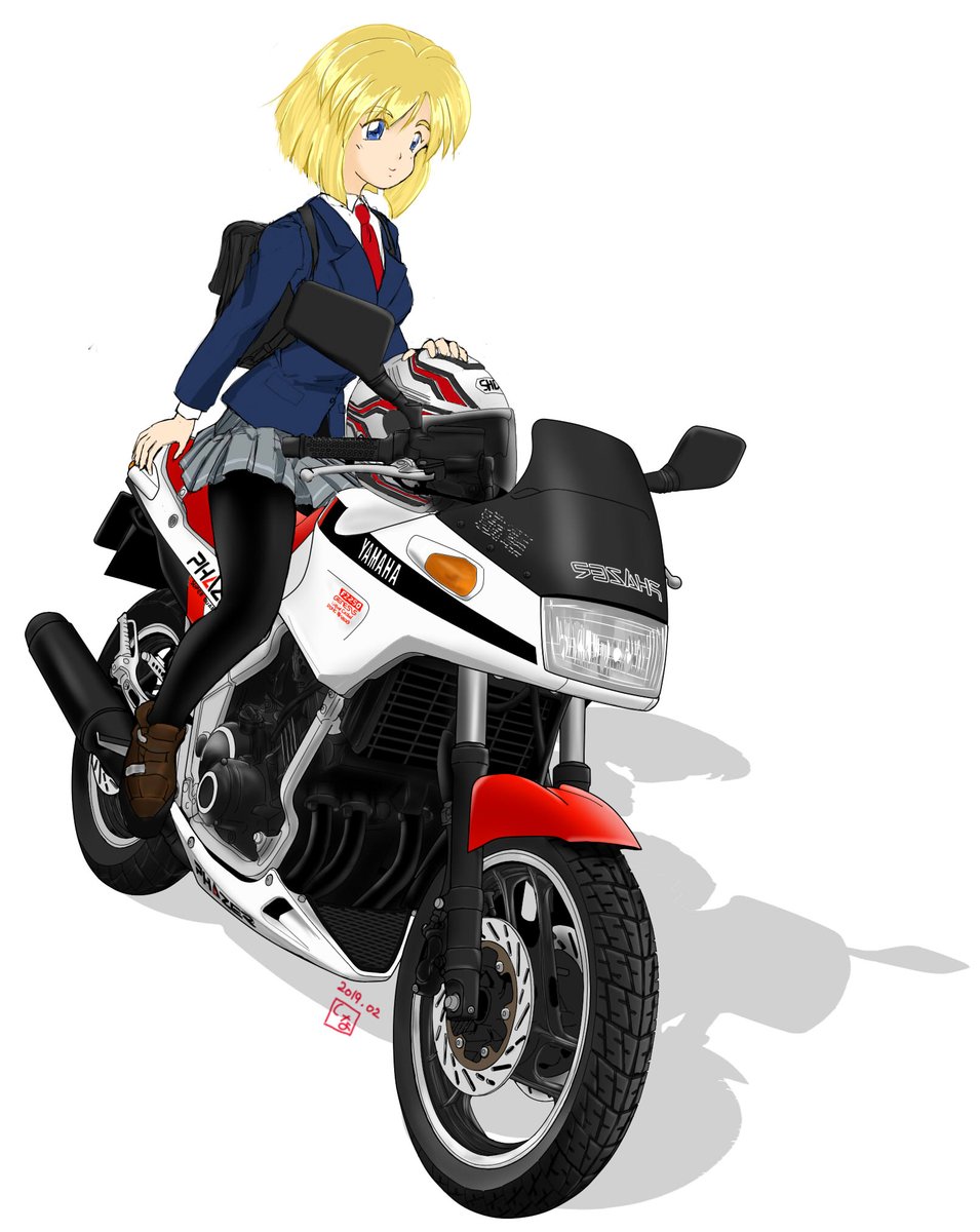 「はてさてあの子はいまどこでどうしているやら。#TLをYAMAHAでいっぱいにしよ」|しなののイラスト