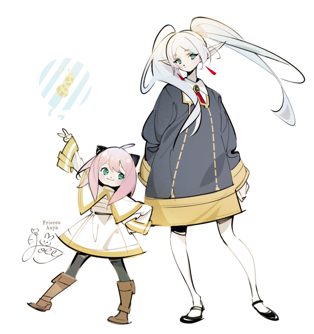 葬送のフリーレン  SPY x FAMILY     フリーレンとアーニャ Frieren and Anya