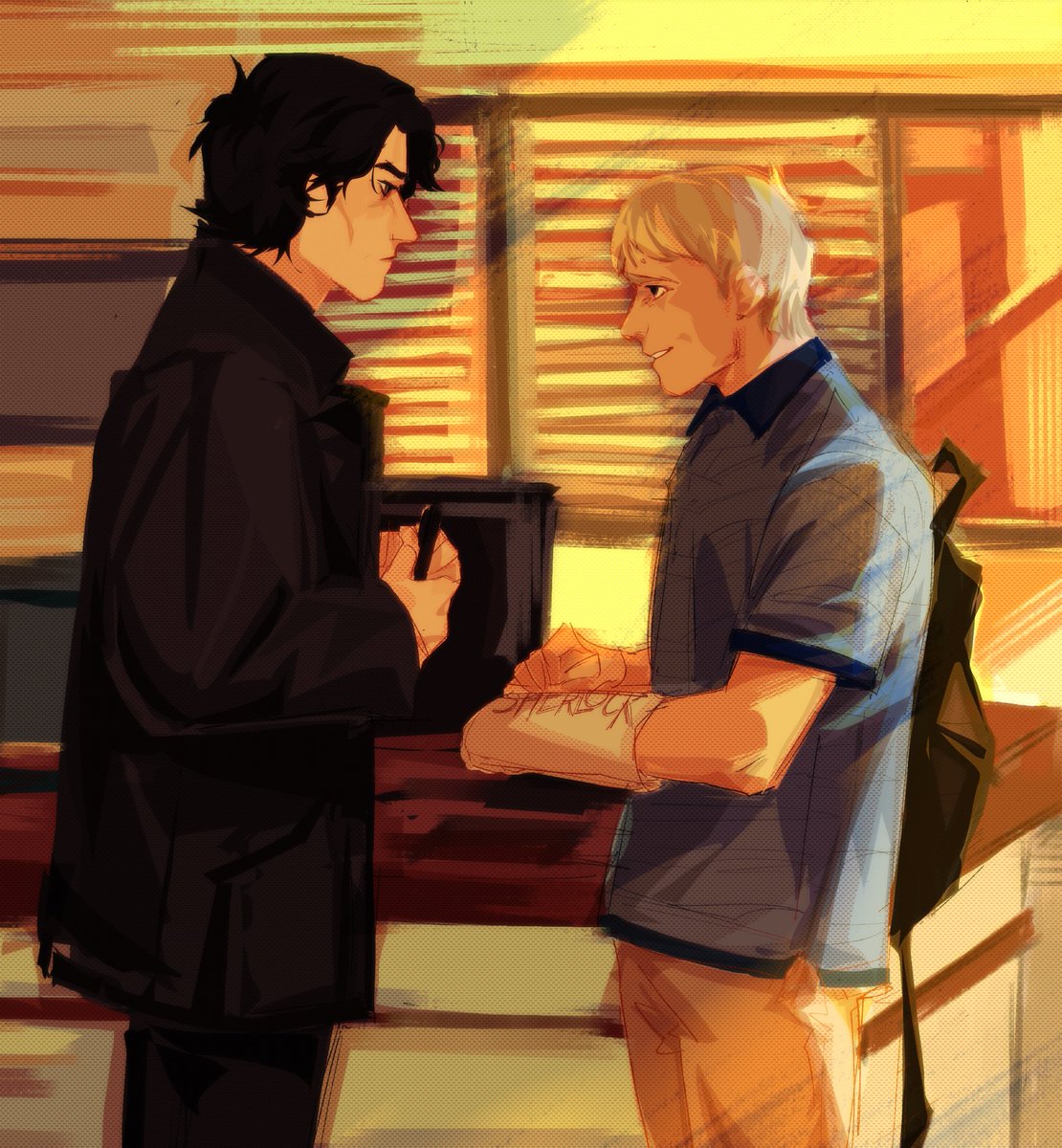 hawster1964's tweet image. #johnlock #sherlock #johnwatson #DearEvanHansen