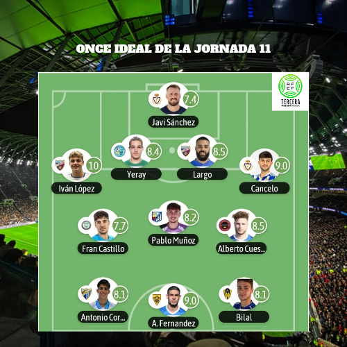 11 IDEAL  JORNADA 11
Tercera RFEF
@bilelamarr