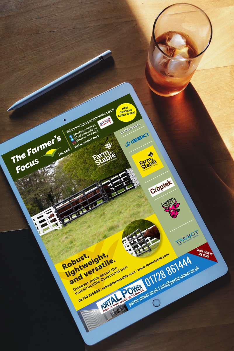 The Farmer's Focus is LIVE

Sponsoring our latest national magazine is <a href="/FarmStable/">Farm & Stable</a> 

Sub Sponsor Portal Power Ltd
portal-power.co.uk

Also featured inside we have:
<a href="/iseki_uk/">ISEKI UK</a> 
<a href="/TRAAKiT/">TRAAKiT</a> 
Cowberry Workwear &amp; so much more.

Check out the edition here:
farmersfocus.co.uk/publications/