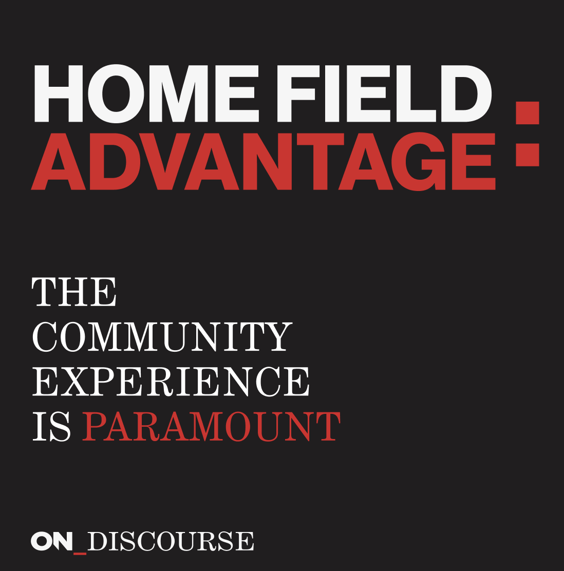 Community is the key to sports — and still will be in the future. I wrote about that in @on_discourse’s Fan Experience issue. Want to check it out? Join in here and read it: ondiscourse.com/home-field-adv…