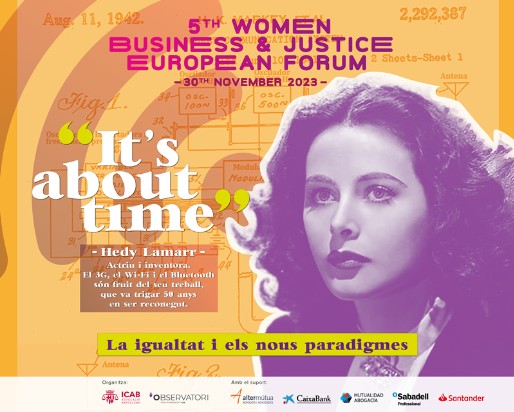 ⏳ 𝗧𝗜𝗖, 𝗧𝗔𝗖, 𝗧𝗜𝗖 𝗧𝗔𝗖 ❗ Queden pocs dies per al 5th Women Business & Justice European Forum (2023) sobre la 𝗜𝗴𝘂𝗮𝗹𝘁𝗮𝘁 i els 𝗻𝗼𝘂𝘀 𝗽𝗮𝗿𝗮𝗱𝗶𝗴𝗺𝗲𝘀. 🗓️ 30|11|2023, a la seu d'@ICABarcelona 🔗 Inscripcions i programa: icab.es/ca/formacio/cu… #WBJ2023