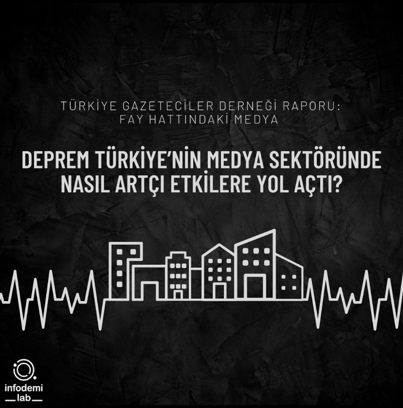 'Fay Hattındaki Medya' raporu, 6 Şubat depremlerinin Türkiye medya sektöründeki artçı etkilerini inceliyor. Basın özgürlüğündeki daralmanın devam ettiği bir dönemde, 2023 depremlerinin medya atmosferine nasıl bir etki yaptığı detaylı bir şekilde ele alınıyor.+