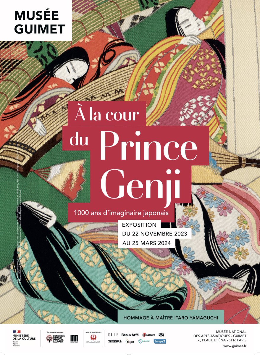 PaniniManga's tweet photo. Nous avons pu assister hier avec @Artnachronisme au vernissage de l'exposition "À la cour du Prince Genji, mille ans d'imaginaire japonais" qui se tiendra jusqu'au 25 mars au @museeguimet, à Paris.

⬇️ Thread ⬇️ https://t.co/DzfT4ZYyL7