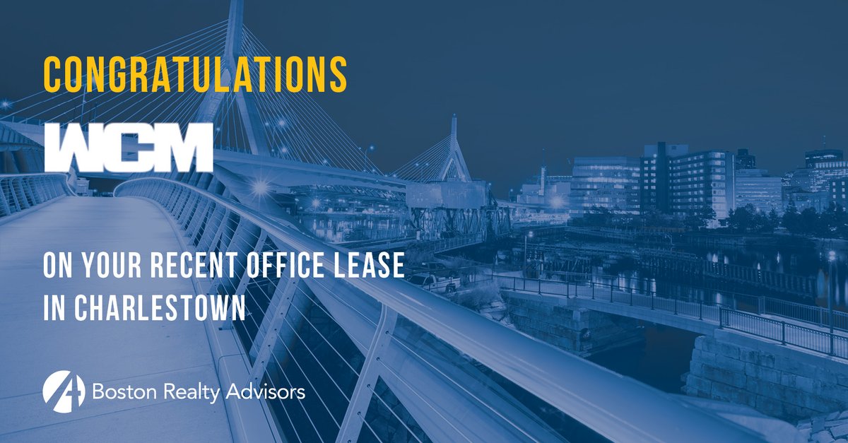 bradvisors's tweet photo. Congratulations, Wallwork Curry McKenna on your recent office lease in Charlestown!

#Boston #BostonCRE #CharlestownOffice #Charlestown #OfficeLease #BRAdvisors https://t.co/YzB5bPV2AT
