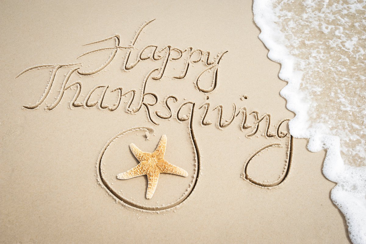 From all of us to you and yours, "Happy Thanksgiving!"