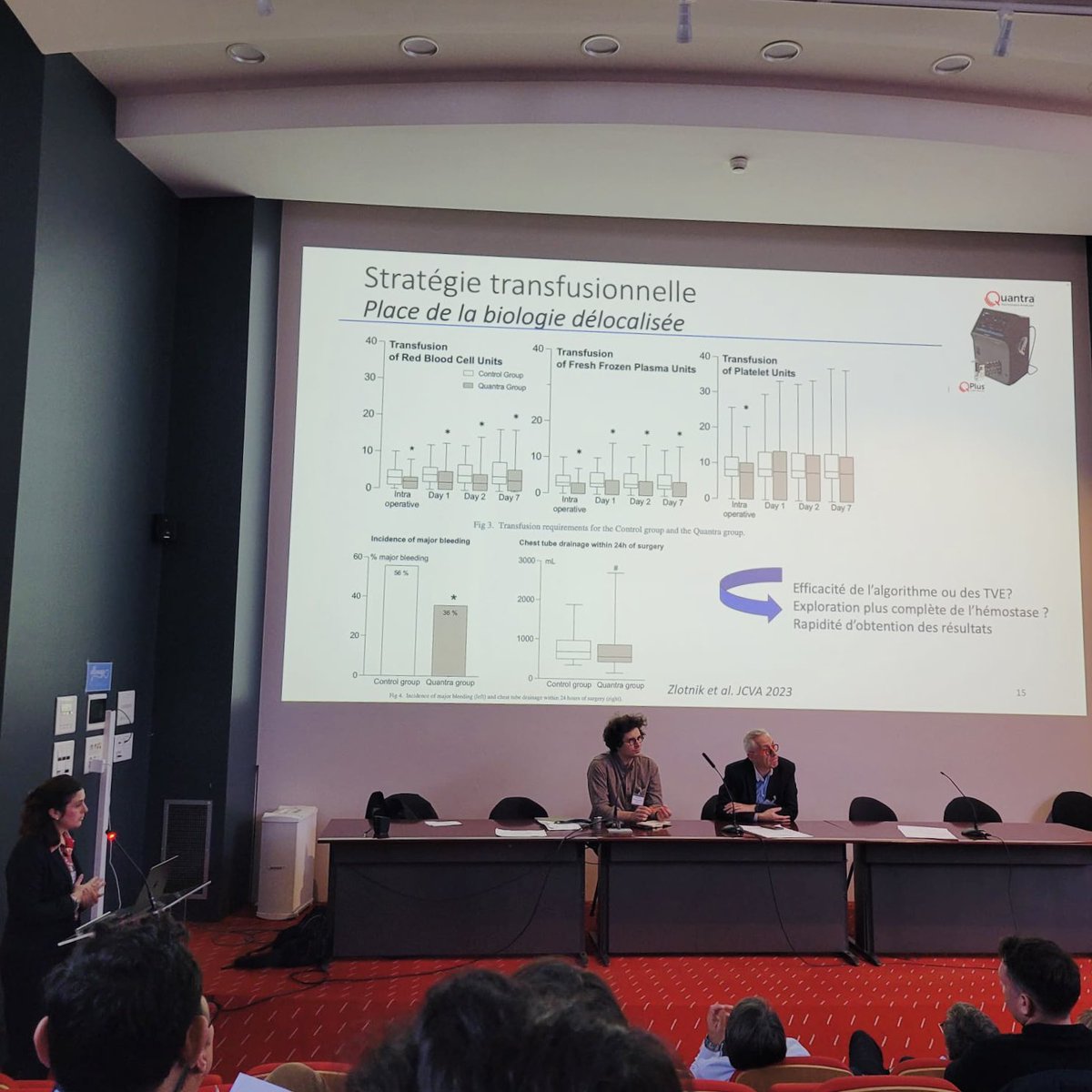 Anesthesie.Reanimation.HEGP (@anesth_rea_hegp) on Twitter photo La Dr Diane Zlotnik discute de transfusion plaquettaire en chirurgie cardiaque, de ses seuils de déclenchement et de ses bénéfices à la masterClass de l’<a href="/arcothova/">ARCOTHOVA</a>. L’occasion de comparer nos pratiques et de les optimiser! <a href="/HopitalPompidou/">Hôpital européen Georges-Pompidou AP-HP</a> <a href="/GIHP_official/">GIHP</a> <a href="/SFAR_ORG/">SFAR Anesthésie Réanimation</a> La Dr Diane Zlotnik discute de transfusion plaquettaire en chirurgie cardiaque, de ses seuils de déclenchement et de ses bénéfices à la masterClass de l’<a href="/arcothova/">ARCOTHOVA</a>. L’occasion de comparer nos pratiques et de les optimiser! <a href="/HopitalPompidou/">Hôpital européen Georges-Pompidou AP-HP</a> <a href="/GIHP_official/">GIHP</a> <a href="/SFAR_ORG/">SFAR Anesthésie Réanimation</a>
