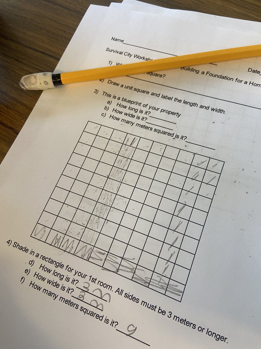 To support their understanding of area and perimeter, grade 5 students at Riverside School designed houses using Minecraft. Their next steps include drawing their blue print, calculating the total area and perimeter, and calculating the area of the rooms! @PlayCraftLearn