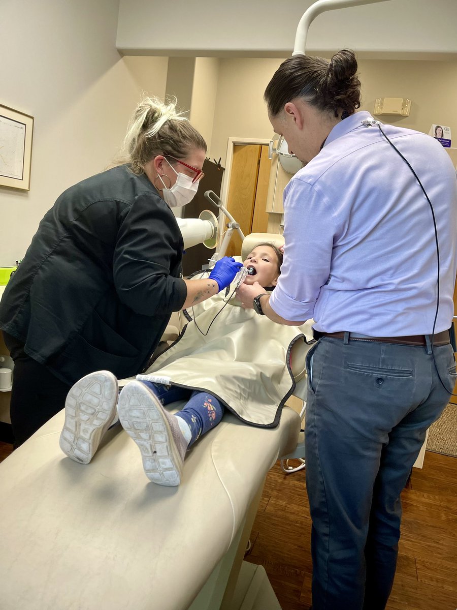 craft_dentistry's tweet photo. 🦷✨ Family First at Craft of Dentistry! ✨🦷
 
Hey Craft of Dentistry Family! 👨‍👩‍👧‍👦 Today, we're sharing a special moment from our very own Dr. Shvets' treatment room!
 
👨‍⚕️ Dr. Shvets had a unique patient today - his lovely daughter! https://t.co/HXibawLq0S