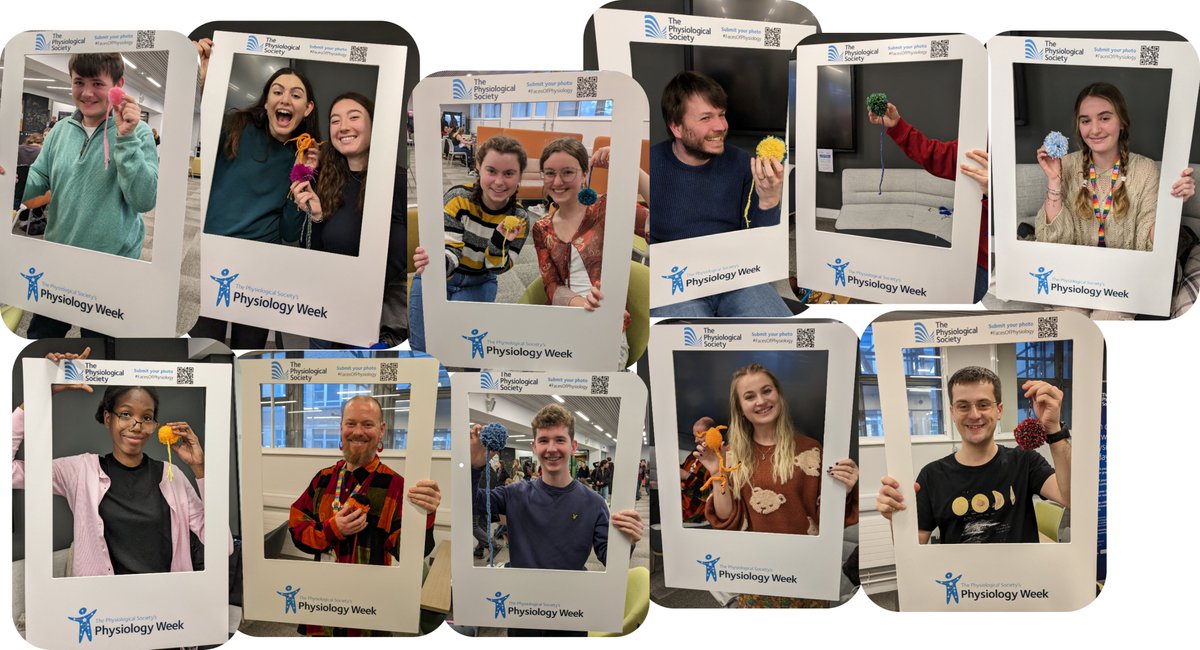 UoBrisPhysPharmNeuro (@uobrisppn) on Twitter photo Staff and students in Biomedical Sciences making pompom and crochet neurones as part of our celebration of The Physiological Society’s Physiology week!
#PhysiologyWeek
#FacesOfPhysiology
More from The Physiological Society:
<a href="/ThePhySoc/">The Physiological Society</a>
linkedin.com/company/the-ph… Staff and students in Biomedical Sciences making pompom and crochet neurones as part of our celebration of The Physiological Society’s Physiology week!
#PhysiologyWeek
#FacesOfPhysiology
More from The Physiological Society:
<a href="/ThePhySoc/">The Physiological Society</a>
linkedin.com/company/the-ph…