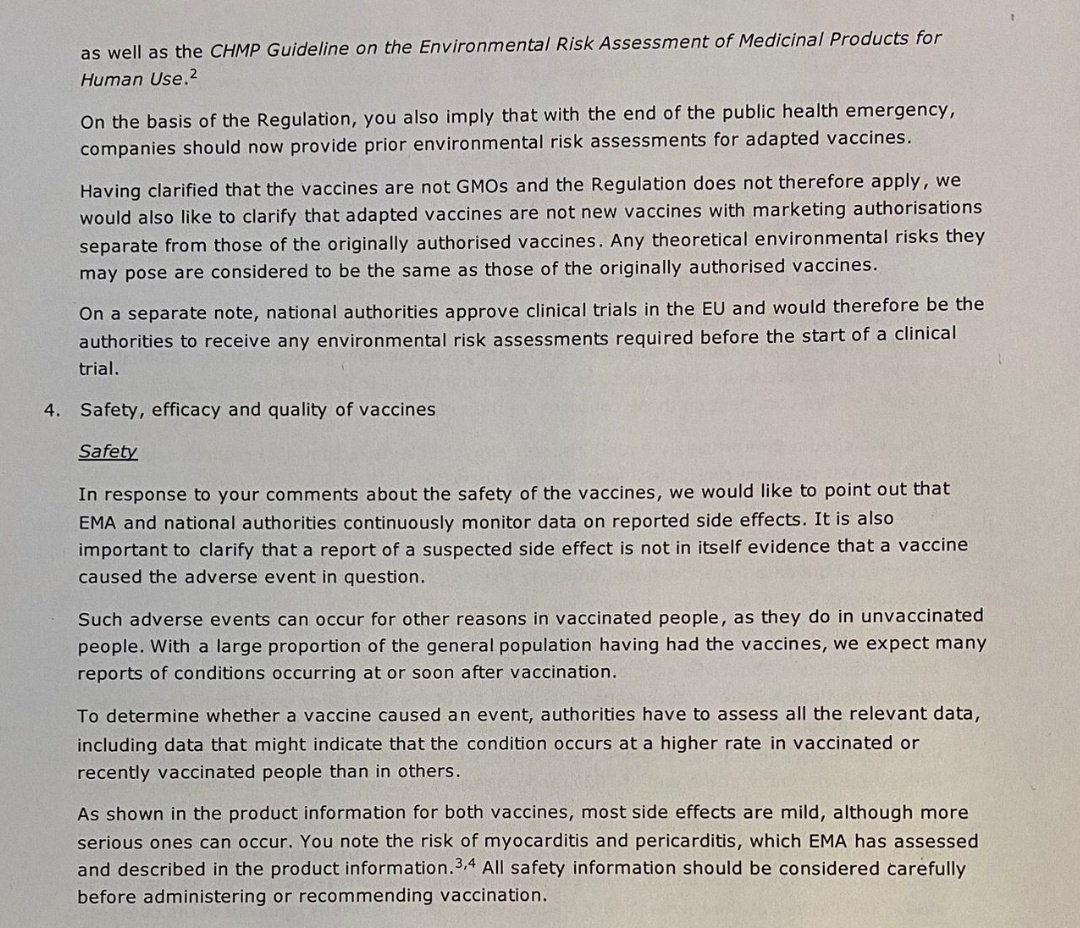 We publiceren de reactie van het EMA vandaag op onze website. Het staat nu vast dat het EMA op de hoogte was van de misdrijven die zijn begaan.

De campagne 'je doet het voor een ander' was altijd een leugen, een leugen omdat iedereen op de hoogte was dat er geen transmissie