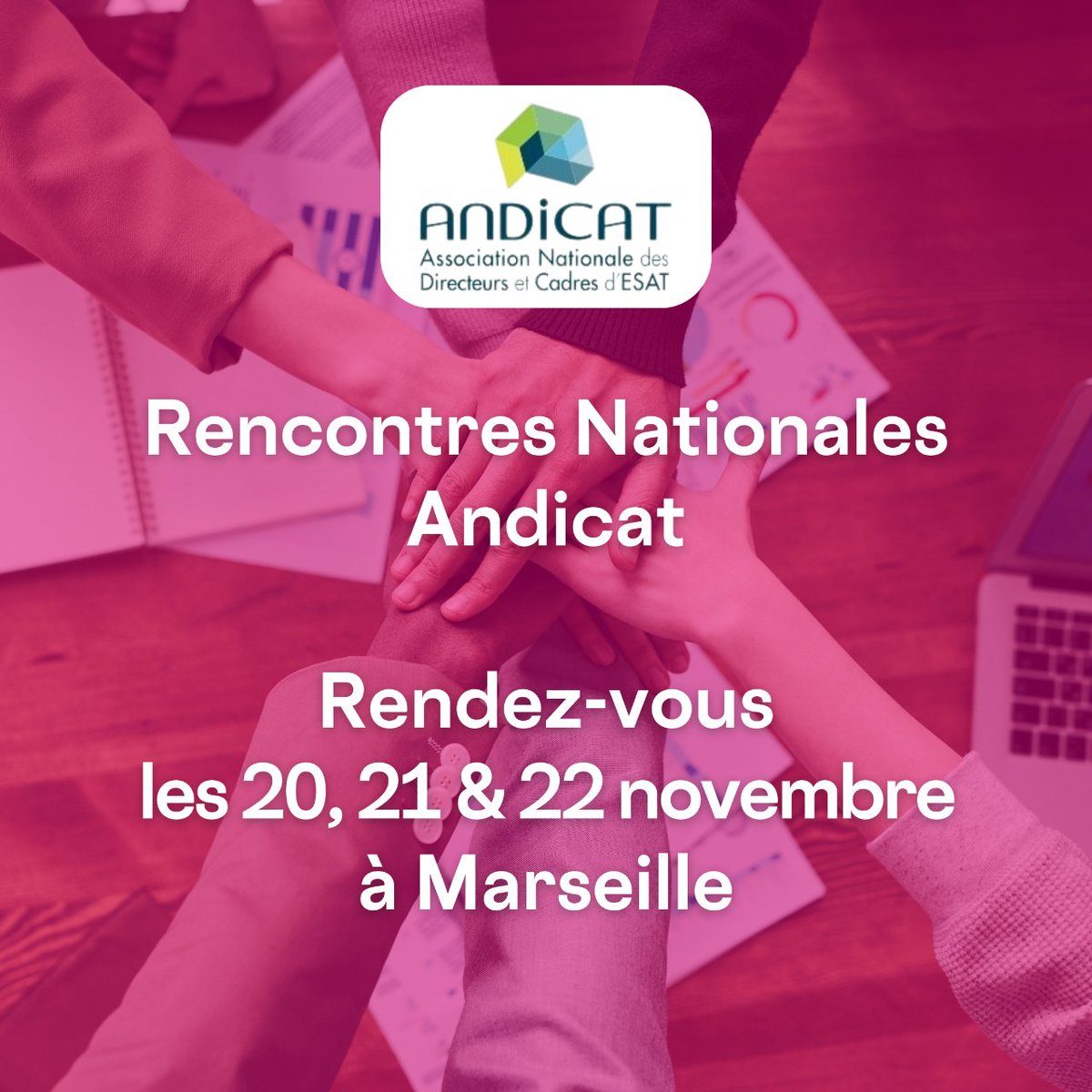 🤝 La mutuelle Intégrance parrain des #Rencontres Nationales Andicat les 20, 21 et 22 novembre à Marseille sur le thème « Les ESAT au rendez vous de la performance durable ».
Plus d’infos sur ▶️ bit.ly/rencontres-nat…
@andicat_asso