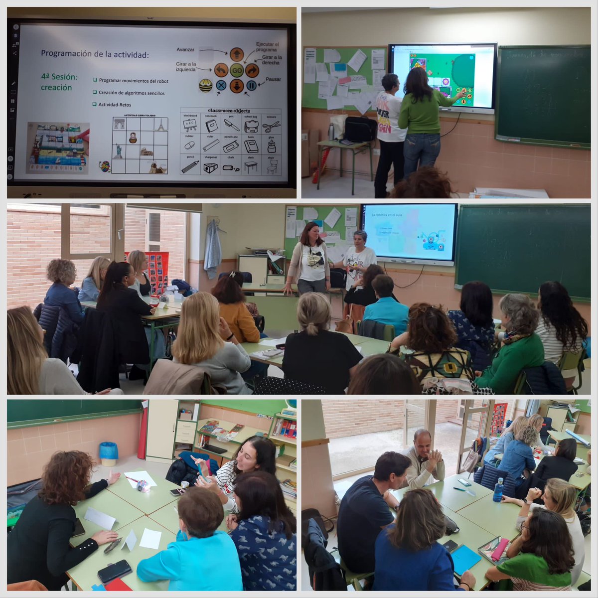 El jueves en nuestro cole @craflecha tuvimos la primera sesión del curso 'Herramientas digitales: Robótica” con la ponente @Mariajomarcos 🤖¡Tenemos muchas ganas de continuar con la siguiente! 👩‍💻 📱 

@cfiesalamanca 
@CompDigEdu_SA
#CompDigEduCyL
#formaciónCyL 
#TICyL
#innovaCyL