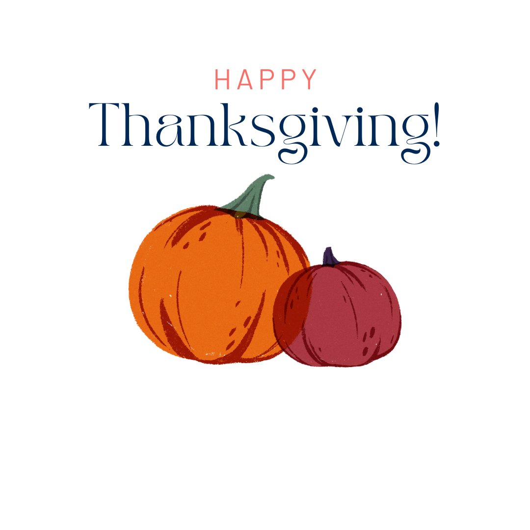 The office will be closed on Thursday, November 23 and Friday, November 24. Normal office hours will resume on Monday, November 27.  Have a safe and happy holiday!