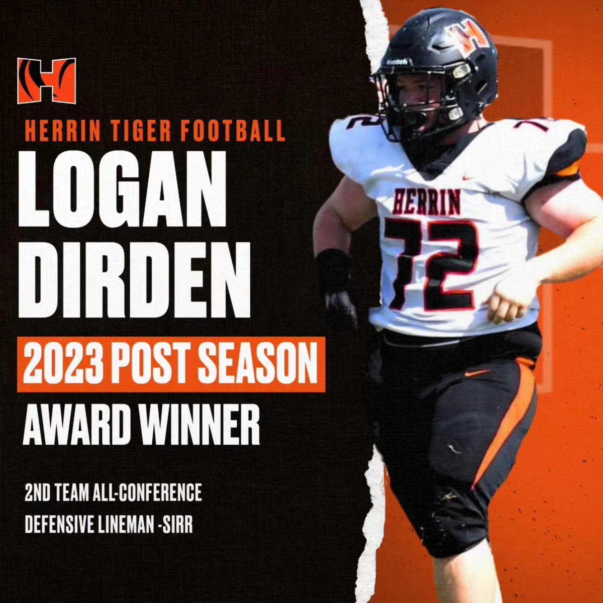 herrintigerfb's tweet photo. Congratulations to our all of our 2023 post-season award winners! We are proud of you!! #tigerfootballfamily https://t.co/GGMDelcExd