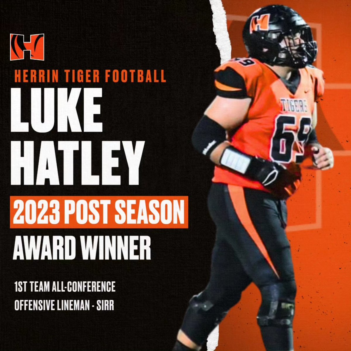 herrintigerfb's tweet photo. Congratulations to our all of our 2023 post-season award winners! We are proud of you!! #tigerfootballfamily https://t.co/GGMDelcExd