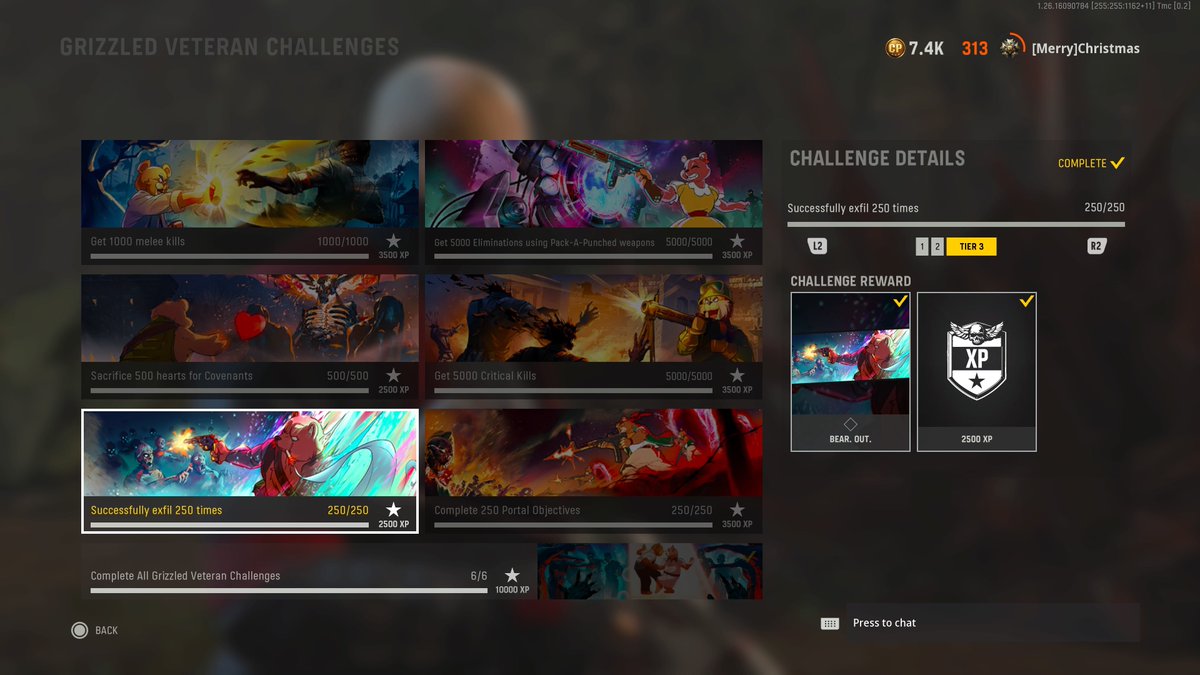 TremundoTweets's tweet image. Went back an finished the vanguard zombies exfil challenge 💯 #COD