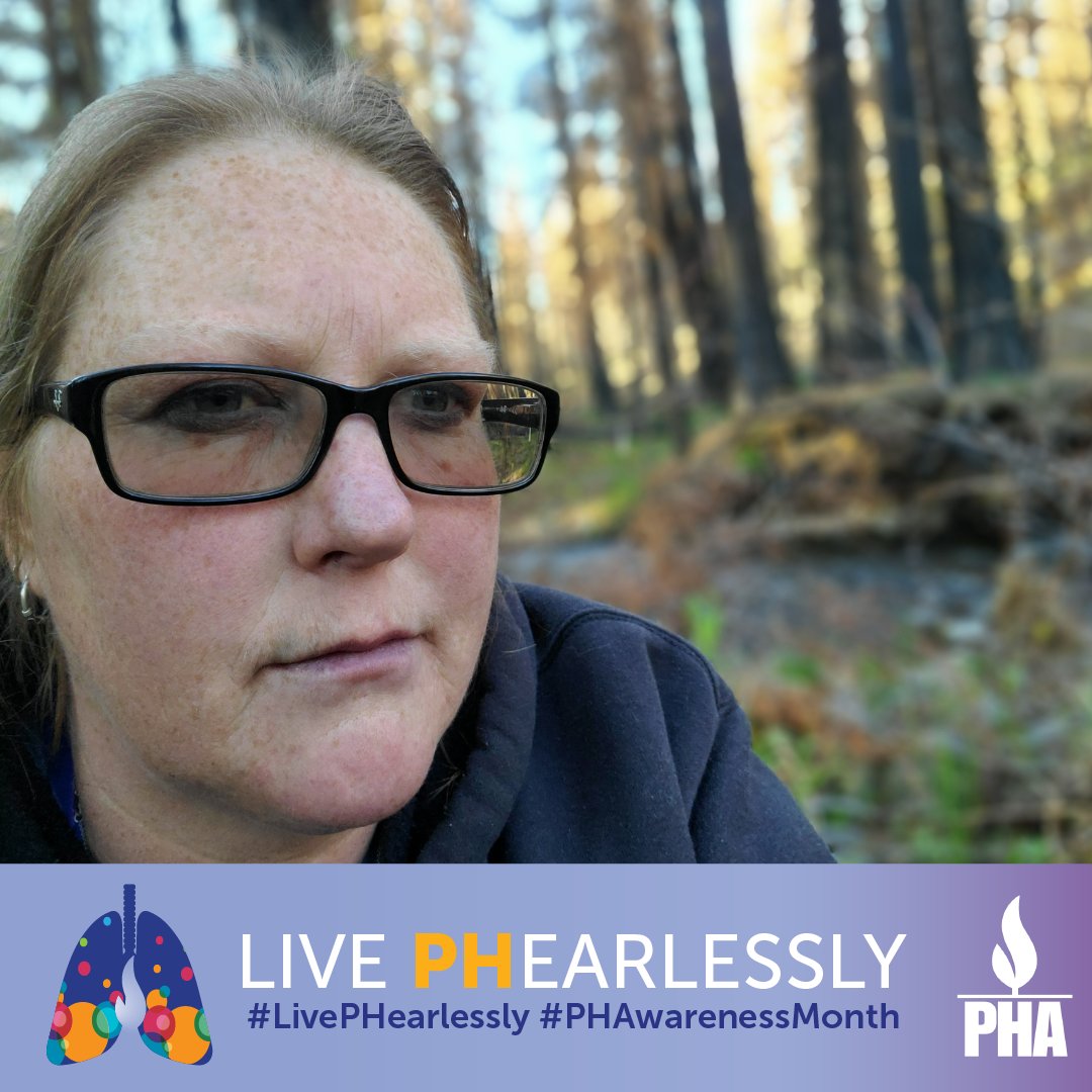PHAssociation's tweet photo. Stephanie Stephens enjoys camping despite her #PH. With a few adjustments, such as not camping alone or staying in places with cell service, Stephanie continues to do what she loves. Learn more how Stephanie chooses to #LivePHearlessly. #PHAwarenessMonth https://t.co/AisAIemcFi https://t.co/BwmgbjleJL