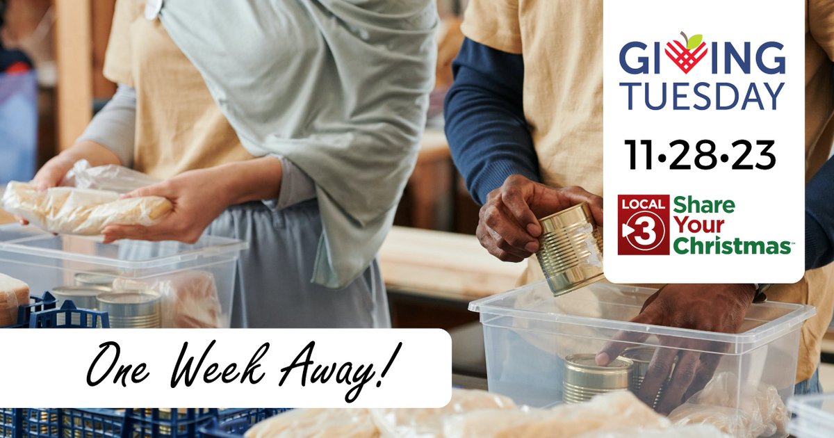 chattfoodbank's tweet photo. #GivingTuesday is just one week away! Please join us on Tuesday, November 28th, as we work to raise $50,000 for our neighbors in need this holiday season.
With every dollar donated, we can provide groceries for up to three meals.
#SYCON3 #ChattAreaFoodBank #Telethon https://t.co/kXJIBkYZYZ