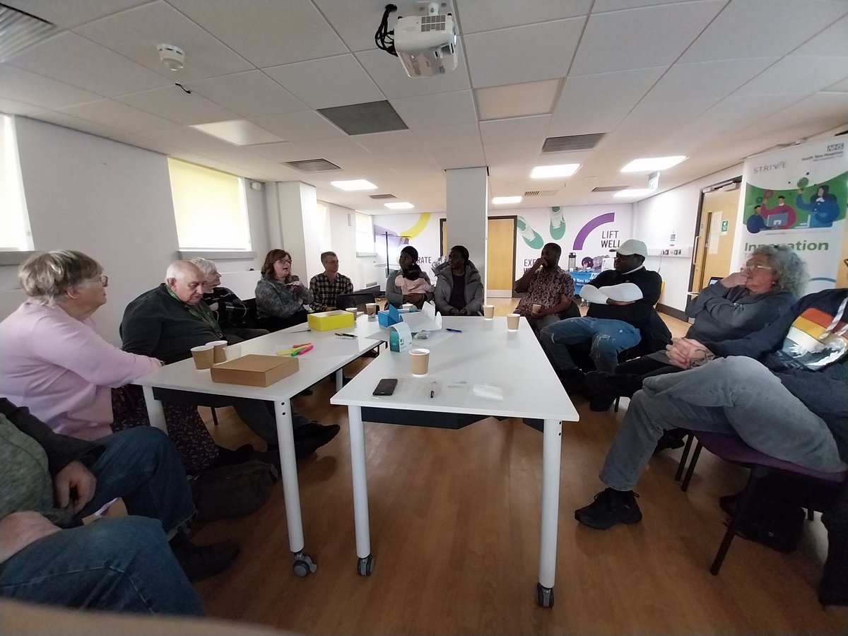 JemmaZata's tweet photo. Lots of discussion and ideas about keeping essential patient property safe in hospital @STRIVEacademic #patientinvolvement #patientfocusgroup https://t.co/3yOIsi11Oi
