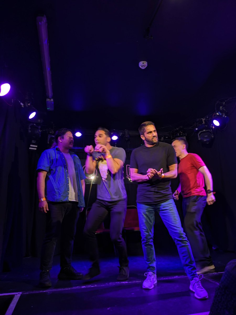 comediasians's tweet photo. 🤣We had a Brighton-o'-fun playing with @maydaysimprov earlier this month at @KomediaBrighton!

🔥 London: we're back Fri 24th for Comediasians &amp; Friends with stand ups Kuan-Wen Huang &amp; Pravanya Pillay!

👉 Sat 25th we're at @hooplaimpro with @therhexperience! 

🎟️ Tickets in bio https://t.co/GkonvVQibN