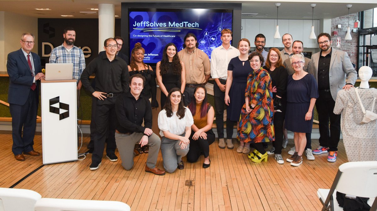 Through JeffSolves MedTech, teams of medical, industrial design and textile students collaborated to design products to solve real-world problems that patients and nurses face.

💡 Watch their pitches on The Nexus: brnw.ch/21wEDhY