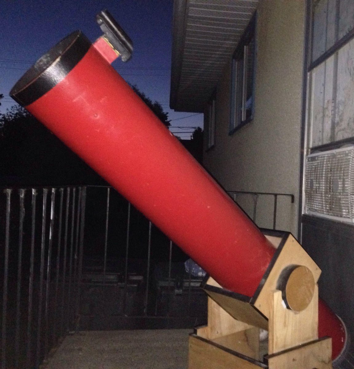 Look up 👀 Magnificent Desolation <a href="/mikesobel/">Mike Sobel</a> Photo last night from Dark Sky community Bon Accord using my home-built six-inch Dobsonian telescope. #Astrophotography #moon #firstquartermoon