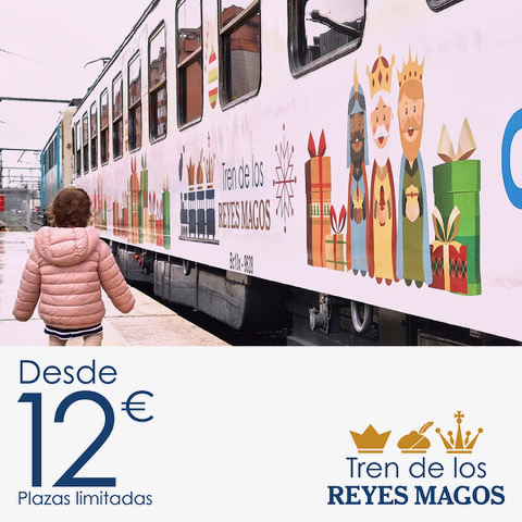 ¡Vuelve el Tren de los Reyes Magos!🎄✨ 

Y volvemos con promo de lanzamiento desde solo⚡️ 12€⚡️¡con plazas limitadas!

Compra ya tus billetes👇
bit.ly/3sT8NLz

🚂👑Para viajar desde el 22 de diciembre con 3 frecuencias diarias, ¡también por la tarde! 

#Madrid #Navidad