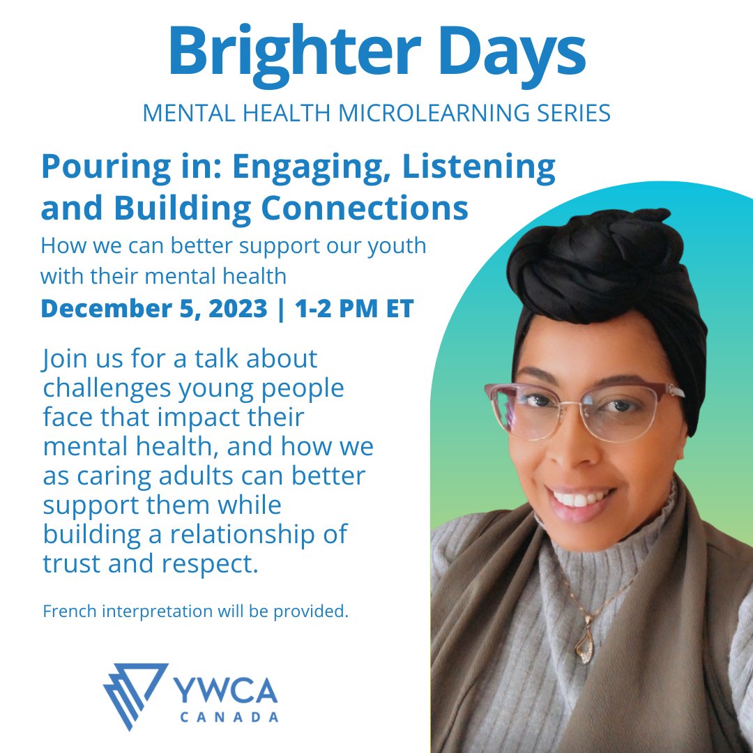 ⭐ Join us for an enlightening session of our mental health microlearning series, Brighter Days, with Youth Programming Expert, Dunia Azzara! 🌈  us06web.zoom.us/webinar/regist…
