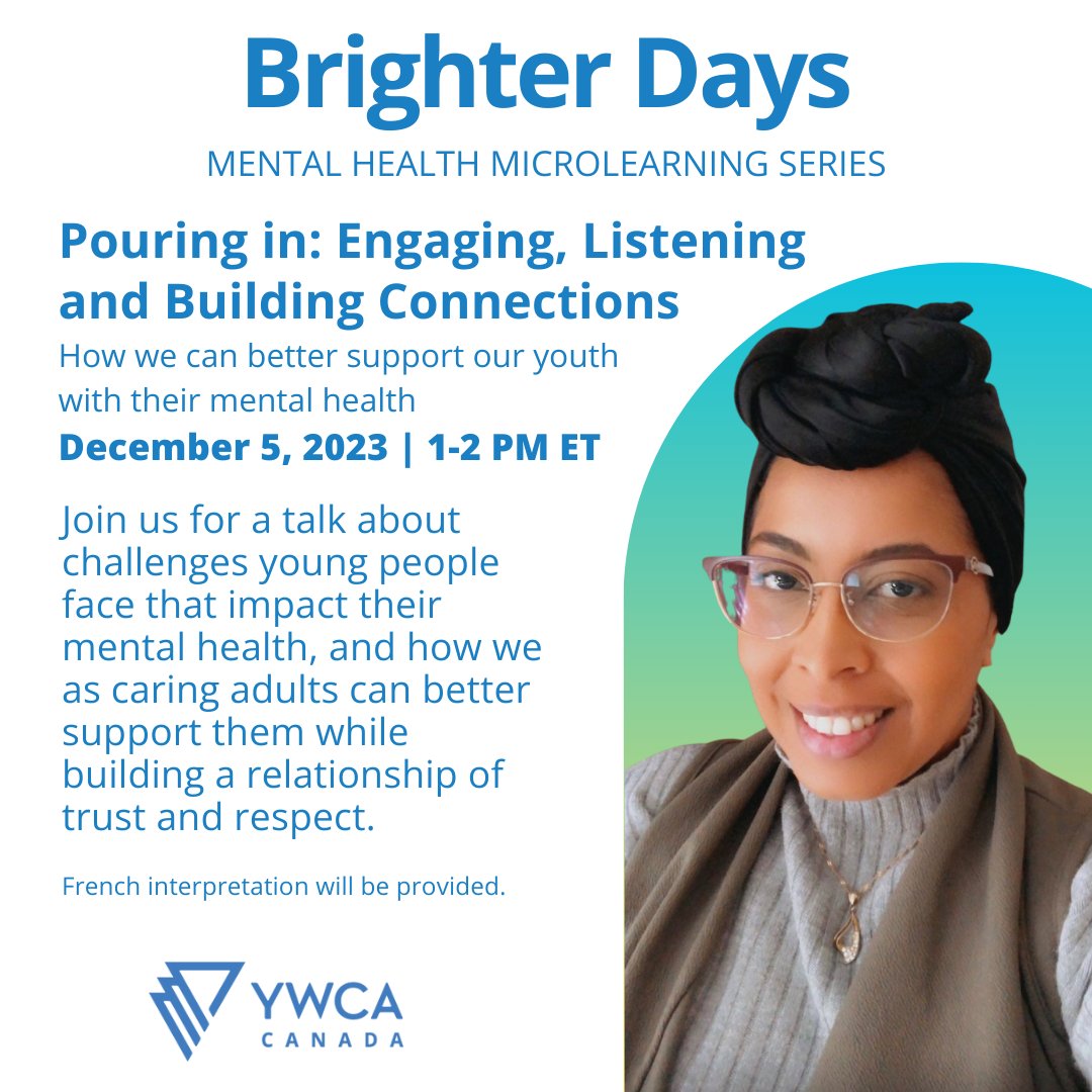 ⭐ Join us for an enlightening session of our mental health microlearning series, Brighter Days, with Youth Programming Expert, Dunia Azzara! 🌈 us06web.zoom.us/webinar/regist…