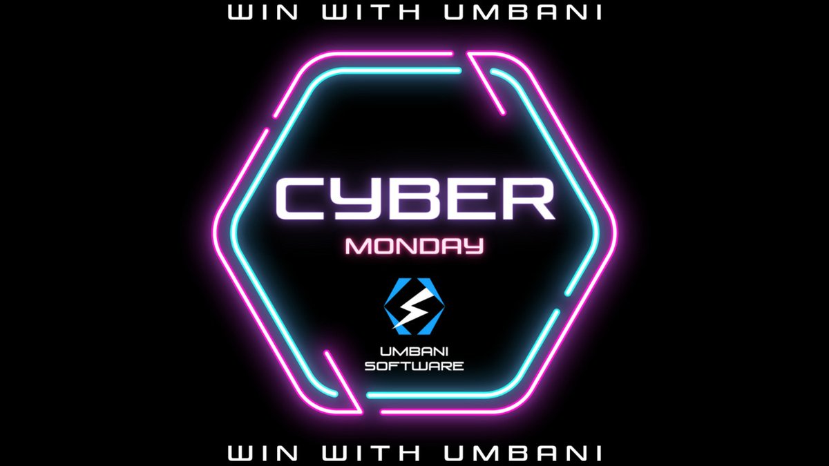 UmbaniSoftware's tweet photo. 🚀 Cyber Monday Giveaway Extravaganza! 🎉

Want to win big? Click the link, complete tasks to boost your entries, and mark your calendar for Cyber Monday to see if you're a winner.

https://t.co/TLAe3C26jH

#CyberMondayWin #GiveawayTime #Umbani https://t.co/8okiER9ijD