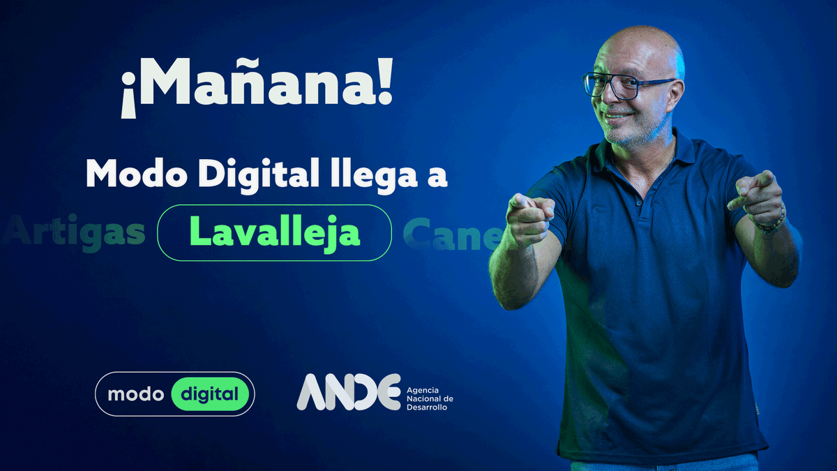 Vení a disfrutar de esta gran oportunidad para descubrir cómo vender más y hacer crecer tu empresa con soluciones digitales ⚡

¡Nos vemos mañana a las 18 en el Teatro Lavalleja! 🤜🏻🤛🏻