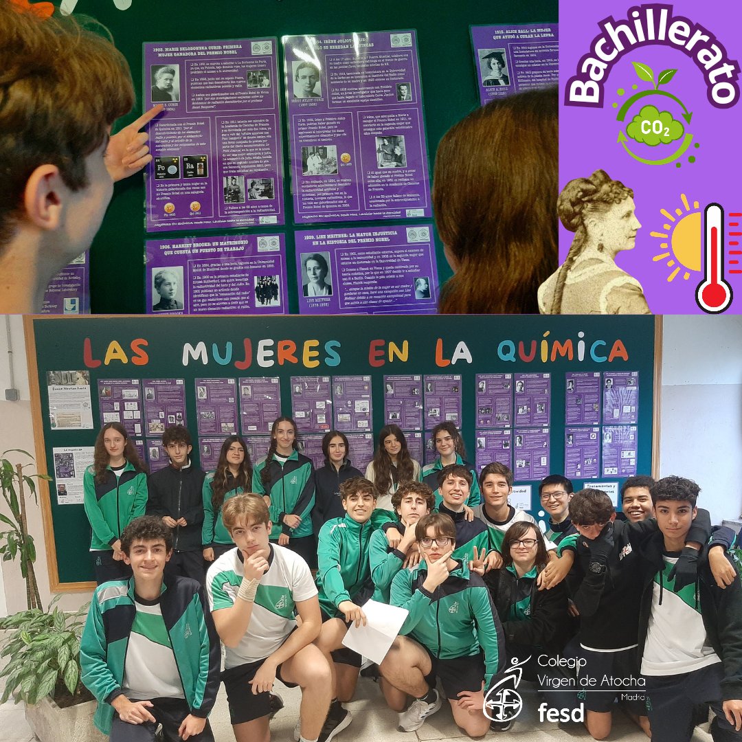 VirgendeAtocha's tweet photo. Nuestro mundo está lleno de retos que hay que afrontar buscando la #verdad. En la semana de la ciencia nuestros alumnos han  buceado entre las causas, las consecuencias y las soluciones para afrontar un reto como es el cambio climático. #cvatochasemueve #somosfamilia #somosfesd https://t.co/WS4jzWkh2G