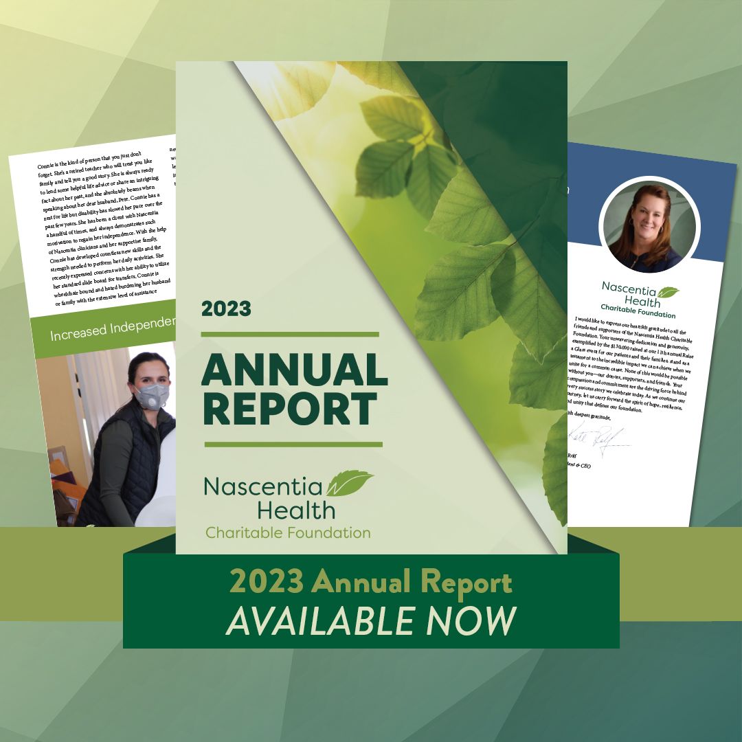 NascentiaHealth's tweet photo. Our 2023 Annual Report is now available! Read about the patients whose lives have been positively impacted by our donations and learn more about the major accomplishments that Nascentia has seen over the past year. Go to https://t.co/APzNjYiWyz today to read the entire report. https://t.co/5qsK4jgN7T
