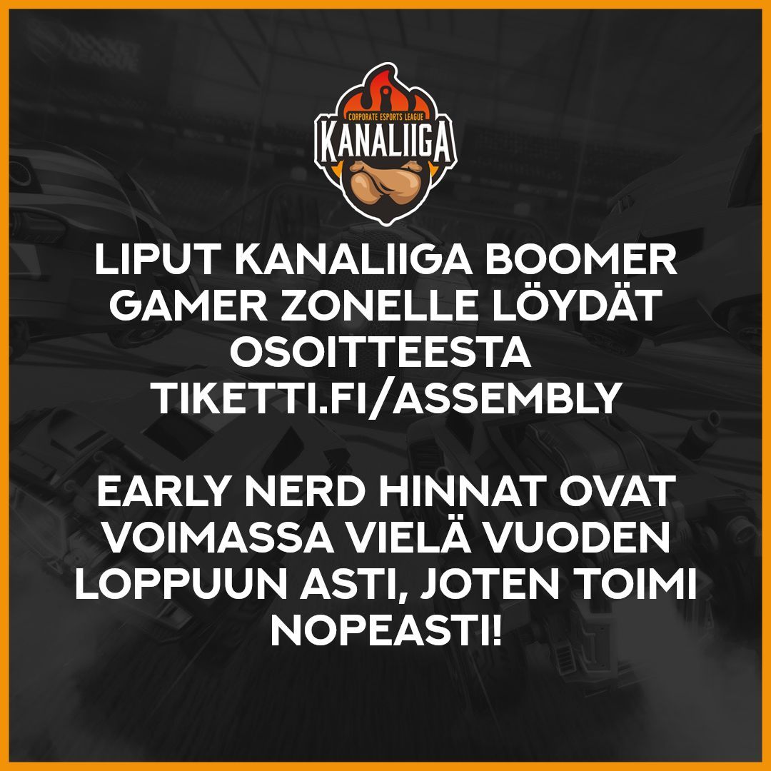 kanaliiga's tweet photo. Kanaliiga Boomer Gamer Zone @Assemblyorg Winter '24 tapahtumassa! 

25.- 28.2.2024 talviassyjen lipunmyynti on vauhdissa ja Early Nerd -lippuja saa vuodenvaihteeseen asti! 

Lisätietoja esim. turnauksista julkaistaan vuodenvaihteessa.

#assemblywinter24 #kanaliiga https://t.co/KGf3T1vMVh