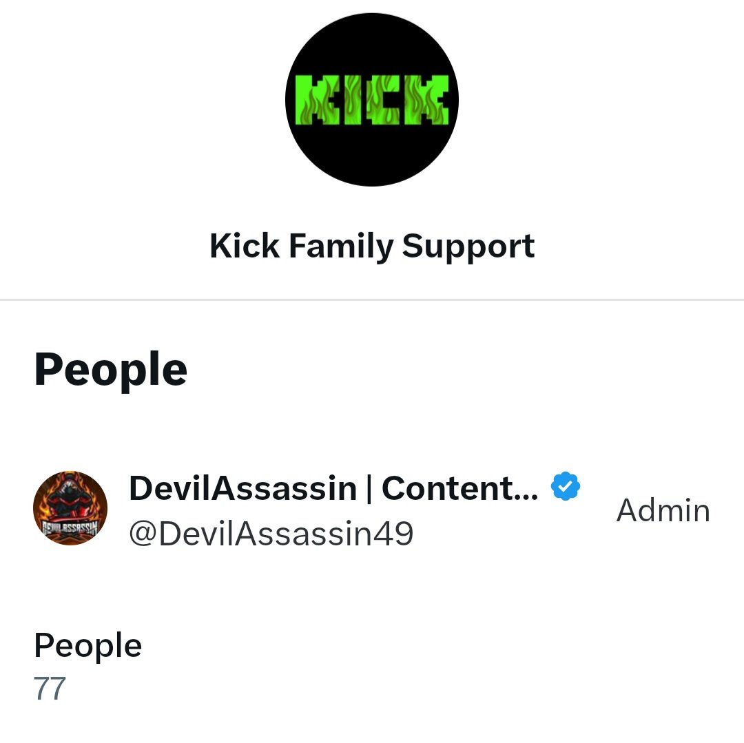 DevilAssassin49's tweet photo. If You Are A #KickStreamer Looking To Make Friends, or Push To #KickAffiliate...  💚

Look No Further! A Great Place To Start With Our #Kick Family Group!

Interested? Just REPLY or MESSAGE ME 😁 

RETWEET To Spread The Word To Others!

#kicklivestreaming #KickStreaming #Pickkick https://t.co/eaRwUXtwKC