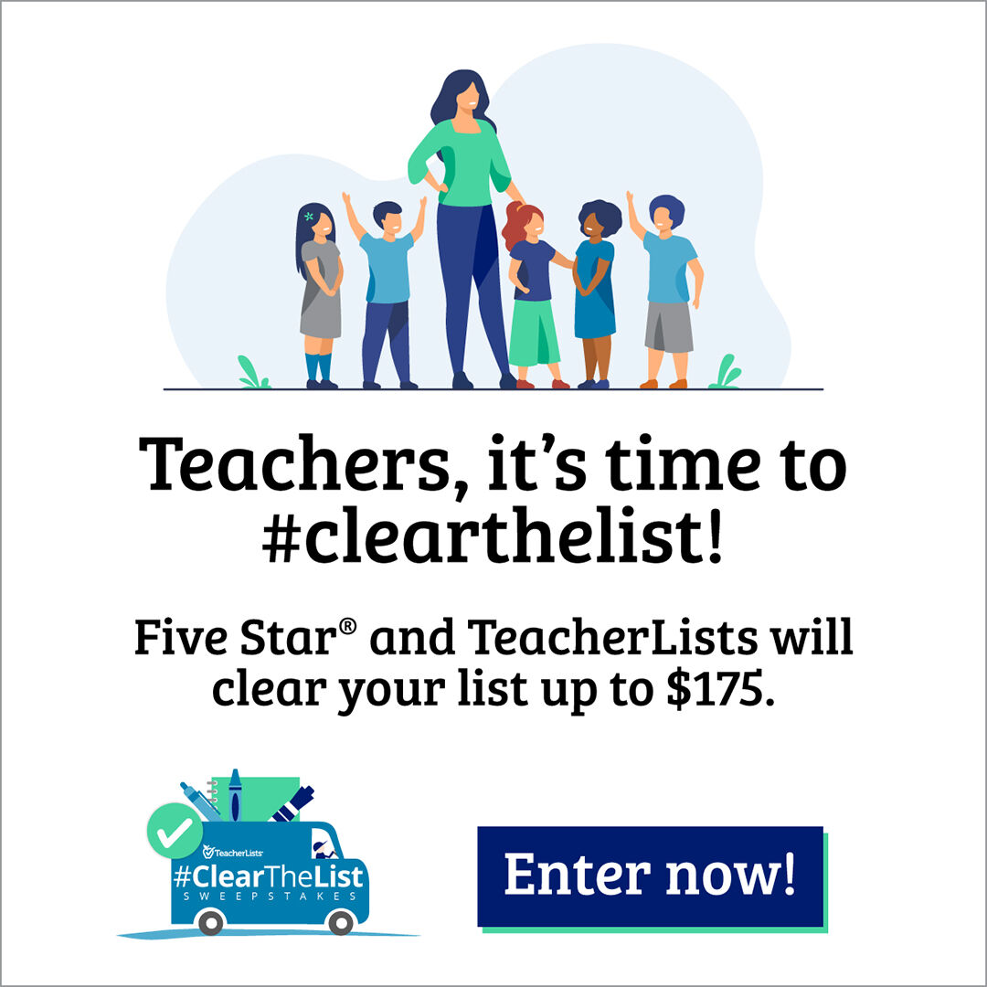 Together with <a href="/TeacherLists/">TeacherLists</a>, we are helping teachers #clearthelist! Every day until Nov. 28, one teacher will receive a $175 Amazon gift card to fulfill their list! 
 
Tag a teacher to enter today— bit.ly/45xXsOA! 
 
#teacherlistsclearthelist #thankyouteachers