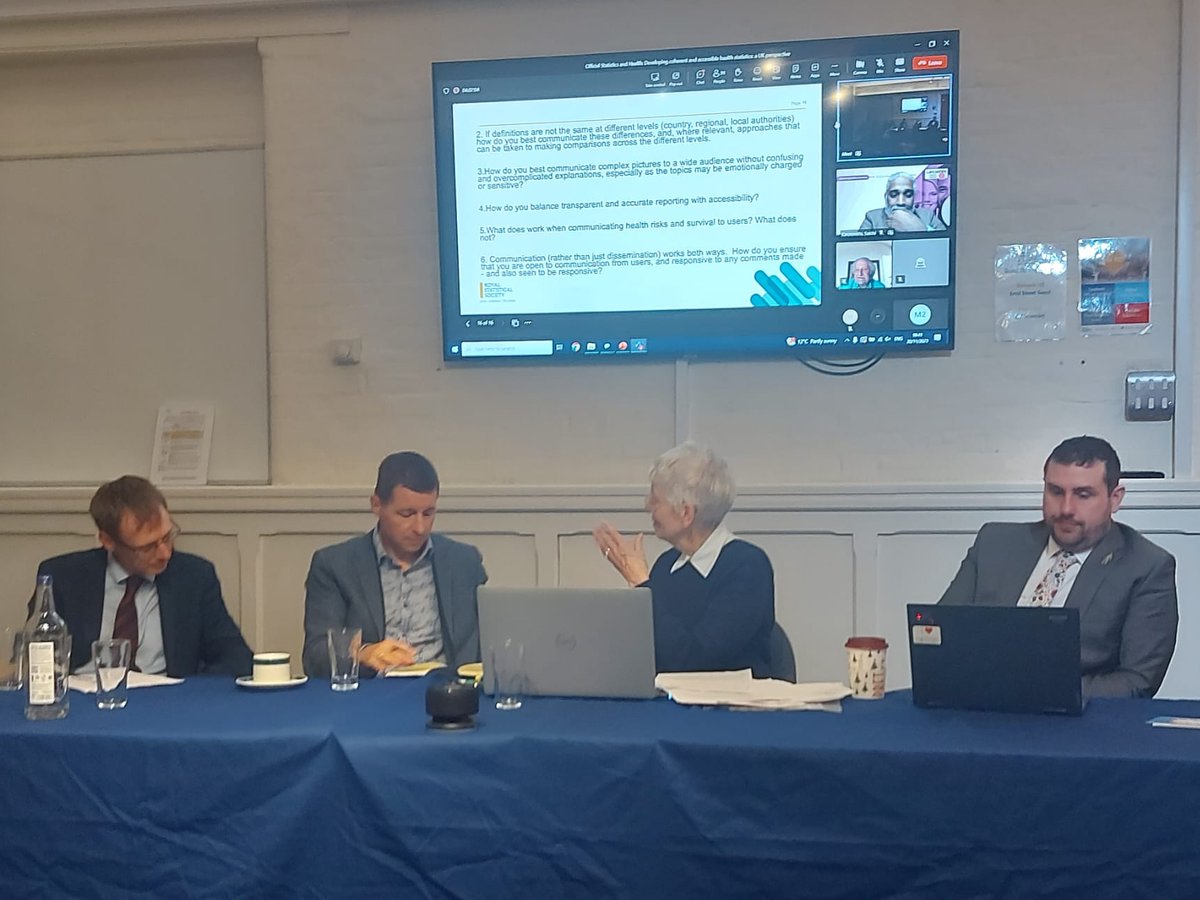mc_climent's tweet image. 🤓💊Yesterday I attended with my @senseaboutsci and #RiskKnowHow team a session at the @RoyalStatSoc to discuss challenges on communicating #health #statistics. The session was really inspiring and I want to share with you some key points discussed: