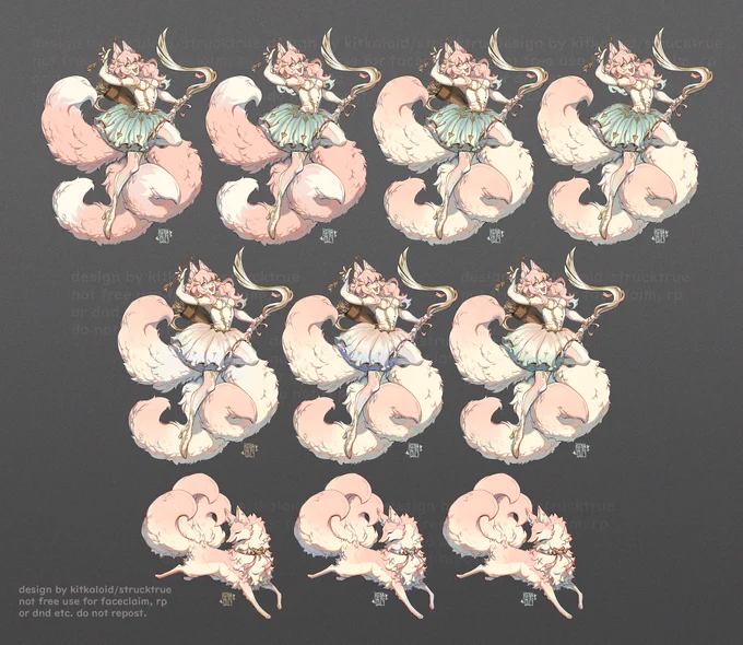 cupid kitsunefinished custom design-- 
