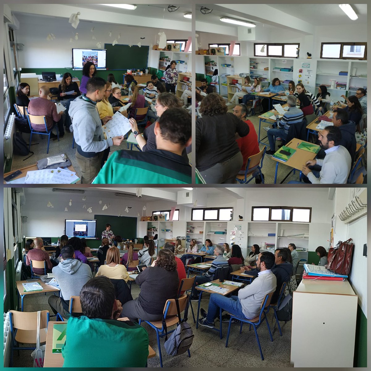 CprDel's tweet photo. Tres Colegios Públicos Rurales nos juntamos en la sede de Algatocin hoy, para profundizar y formarnos sobre las Situaciones de Aprendizaje. 
CPR ALMAZARA, CPR SERRANIA Y CPR SIERRA DEL ESPINO con @hgonlek y @cepronda https://t.co/yvaJhIDRg9