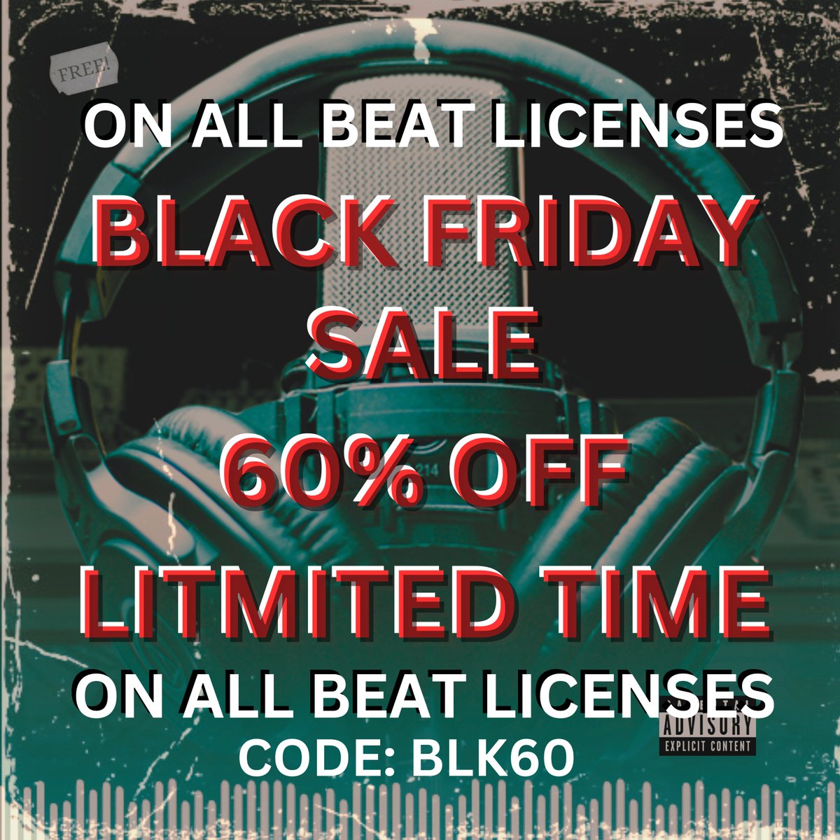 wizardatwill's tweet photo. #MusicMediaProductionz  Black Friday Sale 60% OFF  https://t.co/VXfntSsoFO #newbeats #needbeats #rapbeats #rapartist #rapper #independentartist #instrumentals #songwriter #blackfriday #hiphopartist #hiphop #musicmediaproductionz #buybeats #beatmaker #beatsforsale #typebeats https://t.co/cvbh1wyAMf