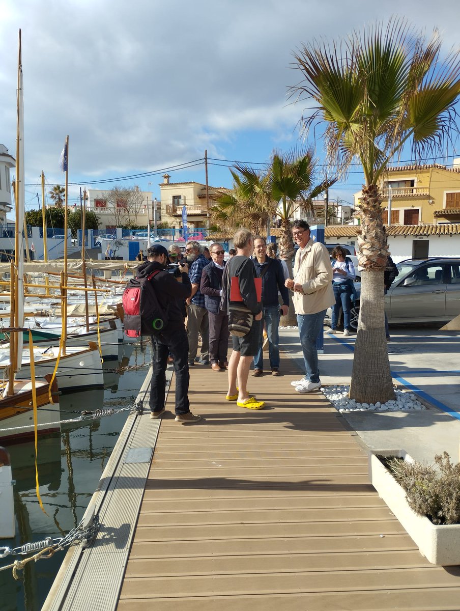 Avui ens han visitat 25 persones especialistes en patrimoni marítim, procedents de Niça, Douardenez, Port Vendres, Torino, Lisboa i altres llocs, membres del projecte Marina 6 del programa europeu Erasmus Plus. Ha estat una jornada de feina tècnica molt profitosa per tots.