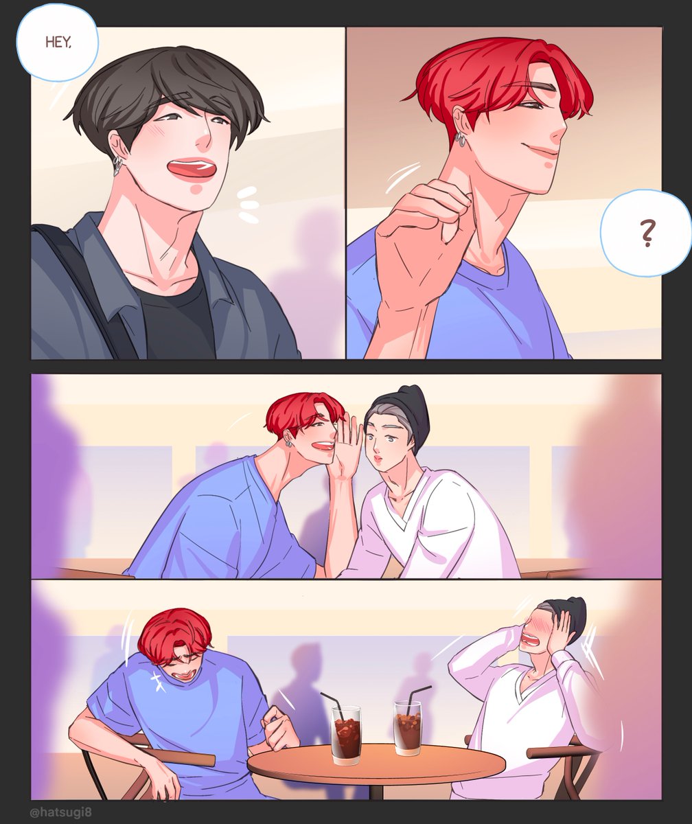 Hatsugi8's tweet photo. [BFS au - 71] (2/2) #btsfanart #namjin #taekook #yoonminseok #btsau https://t.co/UWHvZDVKBM