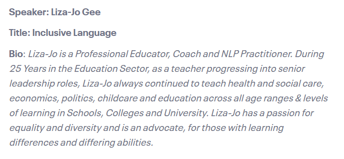 ntutorr's tweet photo. ποΈ There's still time to register for the next #NTUTORRMasterclass on equality, diversity & inclusion - take a look at our panel of expert speakers below, and register here:
https://t.co/2oiU7iqAO0 https://t.co/LXcSIGnqoq